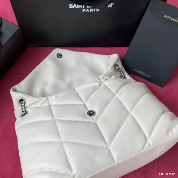 Repzbay REP MEDIUM PUFFER YSL BAG IN LAMBSKIN QUILTED 0628